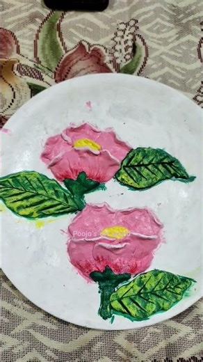 #muralart #muralwork #art #painting #youtube #shorts #acrylicpainting #artideas #flower #flowercraft