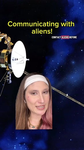 Did you know we've tried to contact aliens?? 👽💛 #stem #aliens #makeup