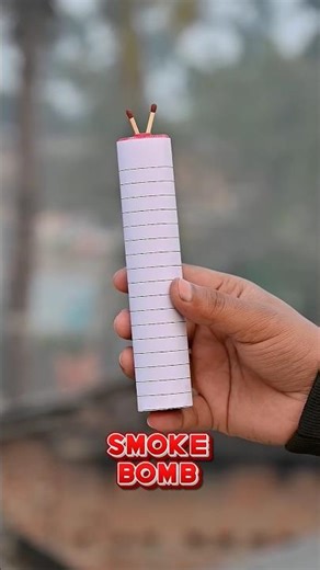 How to make a smoke bomb at home 💨💥 #shorts​ #experiment​