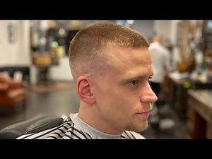 Buzz cut fade tutorial Military haircut 💇‍♂️ #viral #viralvideo