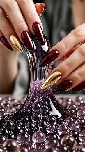 Molten Rubies! 💎 Did you hear the jewels clinking? ✨ Luxury ASMR for royal relaxation. #RubySlime