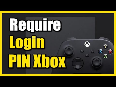 How to Require Password PIN on Login for Xbox Series X Profile (Best Tutorial)