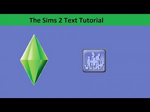 The Sims 2 Text Tutorial: Create A Sim