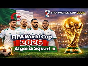 Algeria Squad for FIFA World Cup 2026 🇩🇿 | Full Team List & Star Players