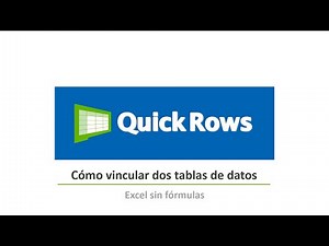 Cómo vincular dos tablas de datos en Excel