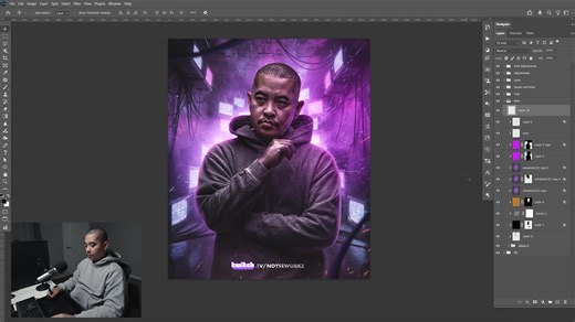 Made a horizontal, slowed-down version of my rim-light tutorial so you can see exactly how I use my Photoshop actions. To download the PS Actions: https://payhip.com/b/3ixvo | Noyse