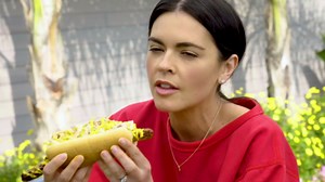 Footlong West Virginia-Style Hot Dogs with Bourbon-Bacon Slaw