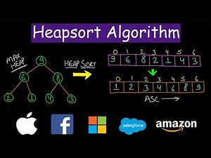 Heapsort Algorithm Video Lecture | DSA in C   - Software Development