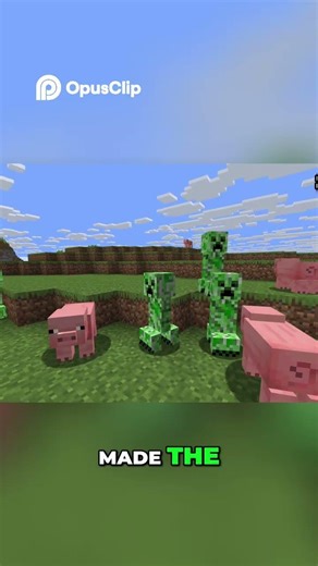 Minecraft Creeper Origin Accidental Creation Revealed! #minecraft