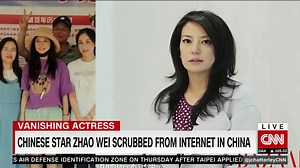 131K views · 612 reactions | China's internet lit up when a photo of billionaire actress Zhao Wei surfaced, allegedly showing her at a mobile phone shop, according to local media. It was only a few weeks ago when Zhao was mysteriously erased from the internet, censored by the Chinese government. CNN's Ivan Watson reports. | CNN | Facebook
