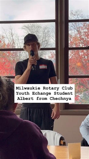 Albert shares his experience so far as a Rotary Youth Exchange Student sponsored by our club. #milwaukierotary #rotarydistrict5100 #rotary #rotaryyouthexchange | Rotary Club of Milwaukie, Oregon | Facebook
