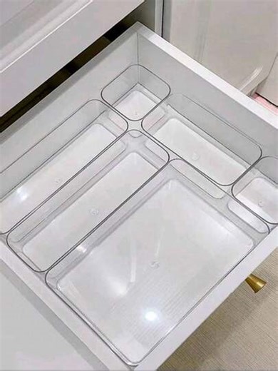 1pc Desktop Drawer Storage Box, Built-In Divider, Makeup Storage, Desktop Storage, Multiple Sizes To Choose From, Used For Organizing Stationery And Daily Necessities In Student Dormitories, Multiple Sizes Of Transparent Stackable Containers, Desktop Organizer For Autumn Decoration, Holiday Decoration, Home Storage, Christmas Gift Storage, Christmas Accessory Storage, Valentine's Day Gift Storage | SHEIN