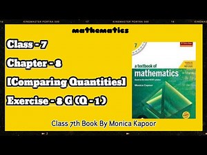Mathematics Class 7 Solution||chapter 8, Exercise 8 G (Q- 1 )||Monica Capoor||Magic Of Maths