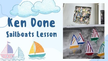 Ken Done Sailboats Oil Pastel and Water paint Lesson  Relief Teacher