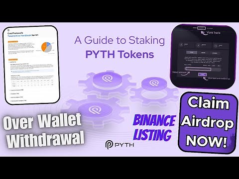 Pyth Network Step By Step Staking Guide | pyth staking | over wallet withdrawal | over protocol