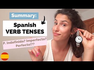 EXPLANATION OF SPANISH VERB TENSES | guide of spanish verb tenses