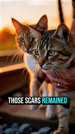 Abandoned near railroad tracks, six injured cats faced the end #catrescue
