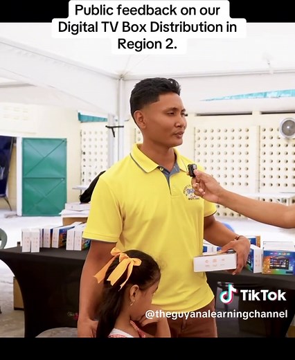 Public feedback on our Digital TV Box Distribution in Region 2. #guyan... | TikTok
