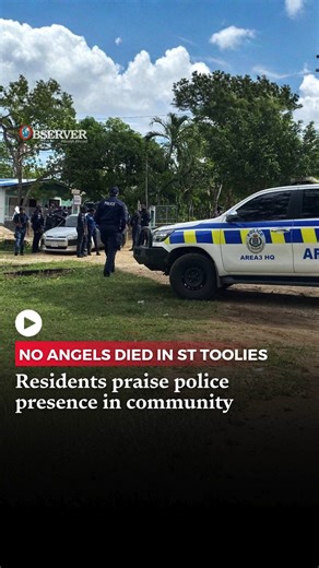 Jamaica Observer on Instagram: "A day after relatives of three men who were fatally shot by the police near here protested, Manchester’s commanding officer Superintendent Carey Duncan suggested that no angels died in the St Toolies incident. At the same time, residents praised the constabulary for keeping them safe. Police said a fourth man, who remains unidentified, ran from the house in St Toolies and tried to elude the police during an alleged gun battle. The suspect reportedly confronted the