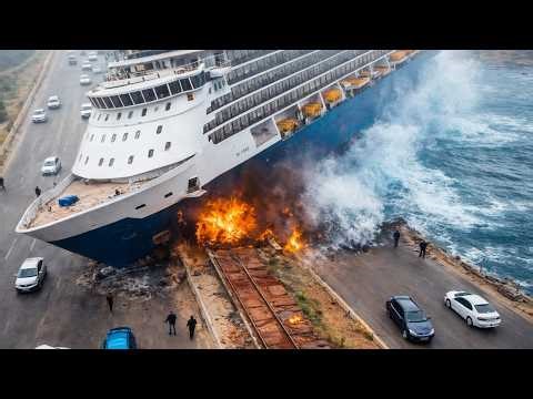 Massive Ship Accidents Caught On Camera 🚢 Incredible Moments You Won’t Forget #5