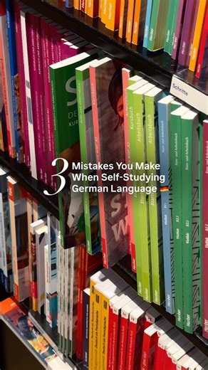 Self-studying German? Avoid these MISTAKES! 🇩🇪 #deutschesprache #germanlanguage #studygram
