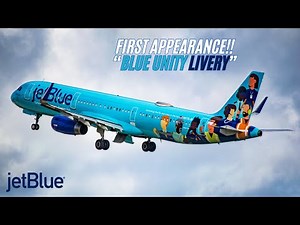 THE ALL NEW JETBLUE A321 “BLUE UNITY” LIVERY FIRST APPEARANCE HERE IN GRENADA | LANDING + TAKEOFF!