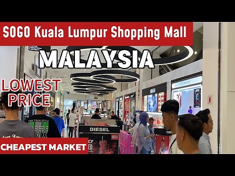 SOGO: Kuala Lumpur Beautiful Mall - Full Walking Tour 2025 | Malaysia 🇲🇾