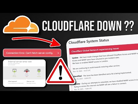 Cloudflare Outage : Why Sites Are Down