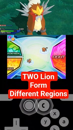 Pokemon : entei vs pyroar #pokemon #anime #lion #legendary #entei #pyroar