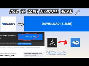 "How to create mediafire links" 100% work {step by step}