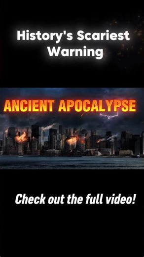 History's Scariest Warning to Humanity ⚠️ #AncientApocalypse