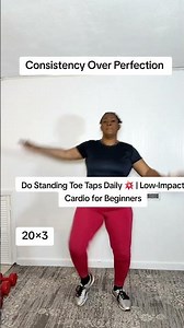 Standing Toe Taps Exercise 🦶🔥 | Easy Cardio for Belly Fat & Weight Loss