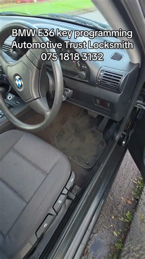 BMW E36 key programming. Automotive Trust Locksmith 🔑🔑🔑 075 1818 3132