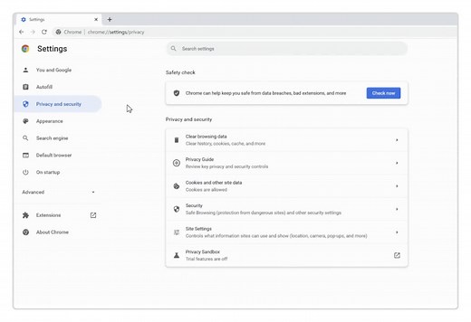 Make the right choice for you with the Privacy Guide on #Chrome. The guided tour gives an overview of each privacy control and allows you to quickly adjust your settings. Learn how it works and give it a try: https://goo.gle/3ysNpgq | Google Chrome
