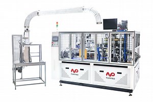 [Hot Item] Automatic Paper Bowl Forming Machine with Automatic Paper Fan Feeding and Bowl Collecting System