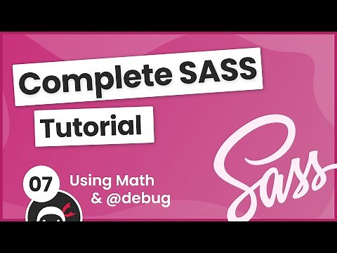 SASS Tutorial (build your own CSS library) #7 - Using Math