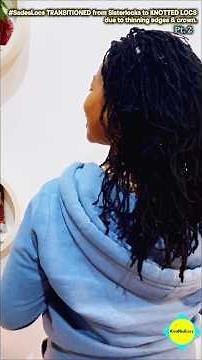 4 Months Without a Retight: Helping My Client Reclaim Confidence in Her Ex Sisterlocks Head.