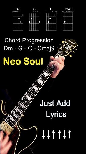Neo Soul Chord Progression for Guitar | Easy Chords | Just Add Lyrics | Soulful Groove
