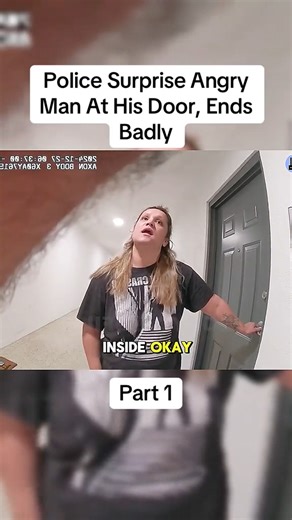Police Knock on Angry Man’s Door After Disturbance Call — What Happens Next Takes a Shocking Turn Watch full video in the first comment! | Police Blog