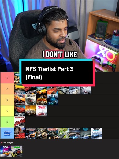 NFS Tier List Part 3: Final Rankings