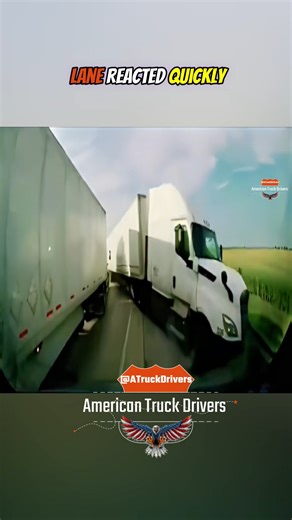 Car turns directly in front of a semi and sends it off the road — close call in Syracuse, Utah #AmericanTruckDrivers #Utah #TruckCrash #CloseCall #IntersectionSafety | American Truck Drivers