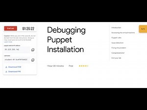 Debugging Puppet Installation || #qwiklabs || #coursera