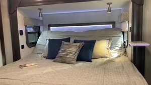 🚨 NEW 🚨 Seen for the first time at Thor Industries, Inc. Open House - the new five-slide Landmark Daytona! This luxurious fifth-wheel features industry first, double built-in ovens, MORryde power-tilting king bed and a spacious walk-in closet! | Heartland RVs