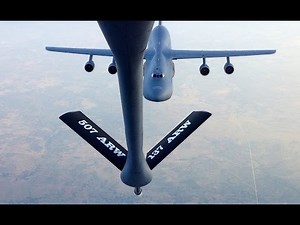 In-Flight Air Refueling of a C-5 Galaxy from the 433AW Kelly Air Force Base Texas