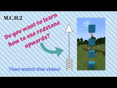 Redstone torch ladder in Minecraft