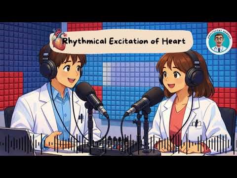 ⚡ Rhythmical Excitation of the Heart | Cardiac Conduction System | Whitecoat Nerds Podcast