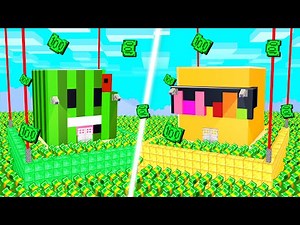 Minecraft MILLIONAIRE Build Battle vs PRO Build