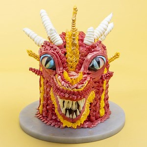 Fire Breathing Dragon Cake recipe by Chefclub US original