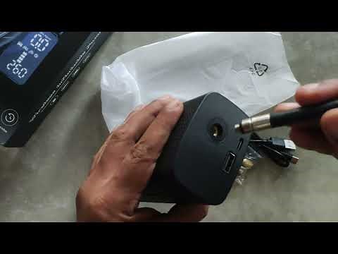 Car air pump | wireless inflatable pump with Emergency power bank