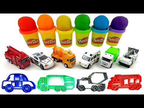 Create and Learn Vehicles from Playdoh | Best Preschool Toddler Fun Toy Learning Activity Video